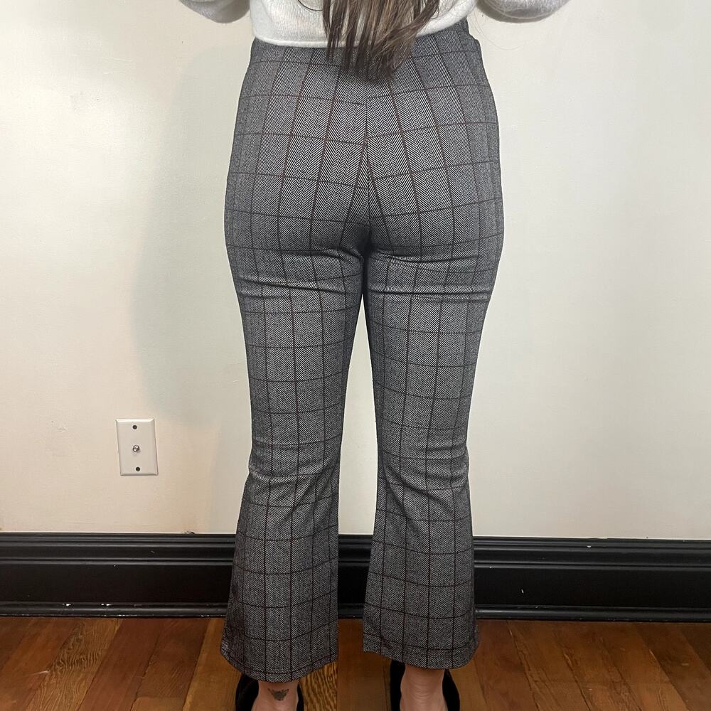 High Waisted Plaid Pants
